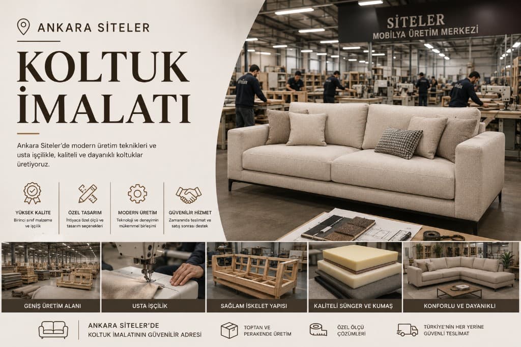 Ankara Siteler koltuk imalat atölyesi